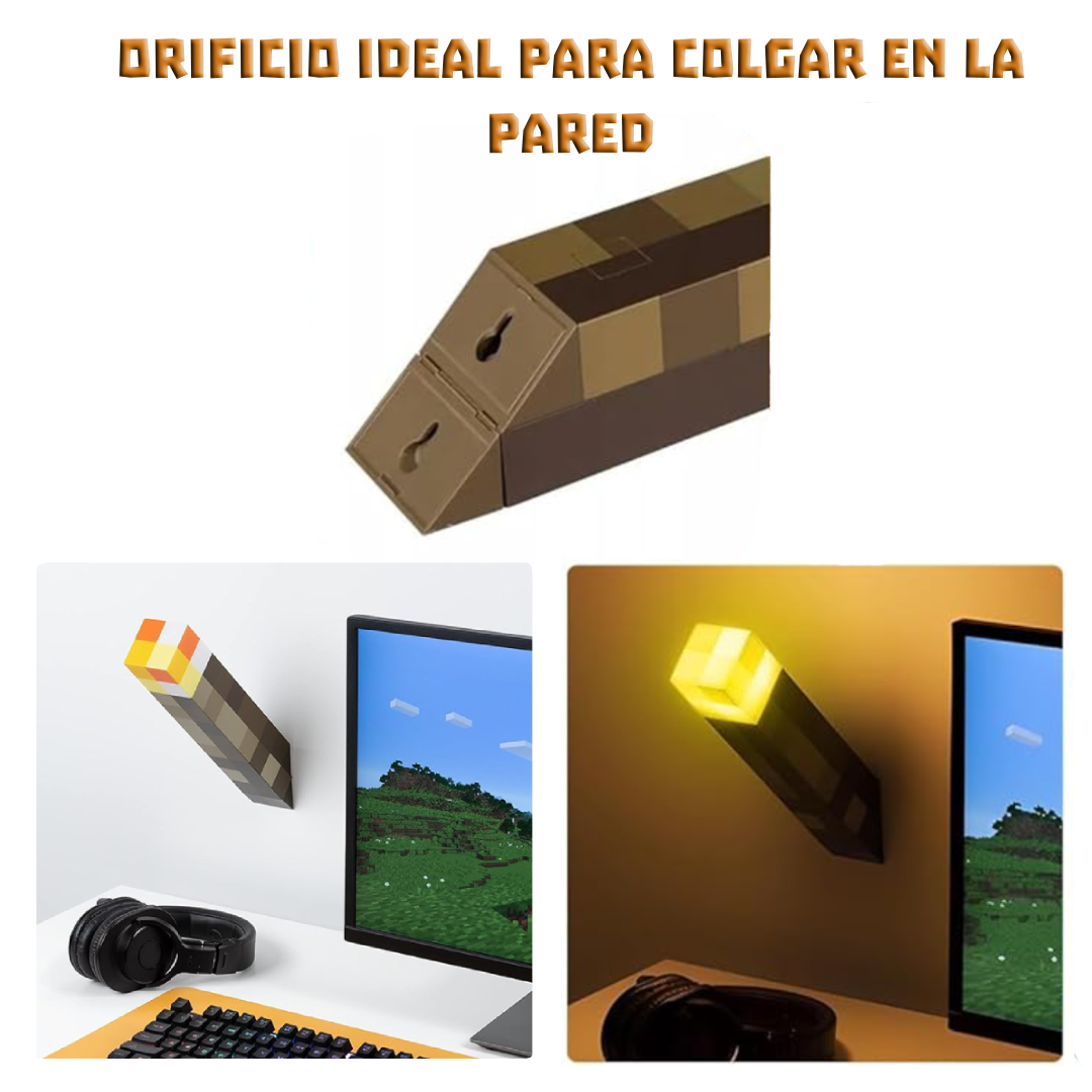 Lámpara de Antorcha de Pared